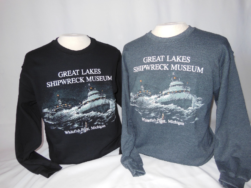 Fitzgerald In Storm Sweatshirt - Great Lakes Shipwreck Historical Society