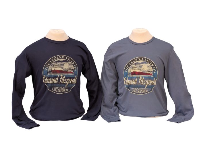 The Legend Lives Long Sleeve Shirt - Great Lakes Shipwreck Historical ...
