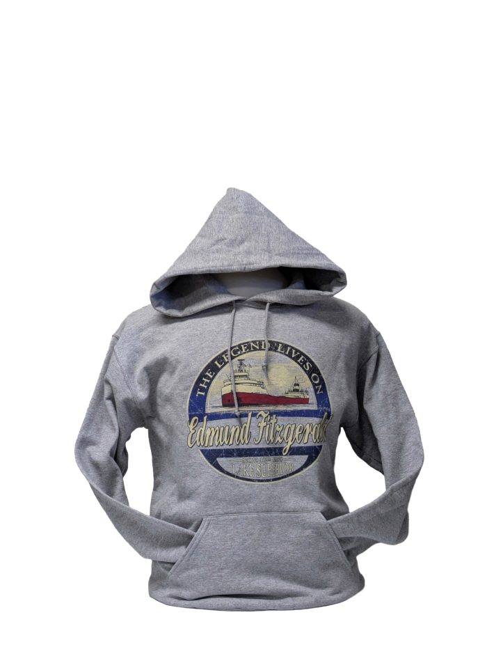The Legend Lives Hoodie - Great Lakes Shipwreck Historical Society